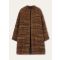 Loro Piana - Steph Sb Coat Mohair Boucle', Woman, Ebony/Dark Olive/Light Amber, Size: 38