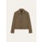 Loro Piana - Colin Blouson Jaspe' Cavalry Storm, Man, Shady Green, Size: 48