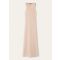 Loro Piana - Margot Dress Summer Linen Crepe Natte', Woman, Pink Feather, Size: 40