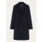 Loro Piana - Alby Sb Coat Cash Double, Woman, Navy Blue, Size: 42