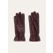 Loro Piana - Helena Gloves Plonge', Woman, Dark Claret, Size: L