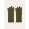 Loro Piana - English Rib Gloves Cash Gg 5, Man, Cypress Melange, Size: L