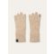 Loro Piana - English Rib Gloves Cash Gg 5, Man, Biscuit Melange, Size: S