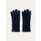 Loro Piana - English Rib Gloves Cash Gg 5, Man, Argo Blue Melange, Size: XL
