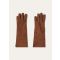 Loro Piana - Karina Gloves Suede, Woman, Cedar Chestnut, Size: L