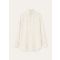 Loro Piana - Thea Dylan Collar Shirt Porcelain Silk, Woman, Nougat, Size: 44
