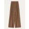 Loro Piana - Horst Trousers Brushed Prince Of Wales, Woman, Valnuts Brown Kummel, Size: 36