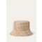 Loro Piana - Agata Bucket Loro Clan Flannel Storm, Woman, Noisette Cream Green, Size: L