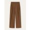 Loro Piana - Hubert Trousers Heavy Felted Wish Cash, Man, Beaver Melange, Size: 56