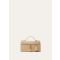 Loro Piana - Extra Bag L23 Ostrich Saddle Finish, Woman, Orix/Sun Gold, Size: NR