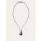 Loro Piana - Braided Duo Necklace Leather, Woman, Black/Jewel Sun Gold, Size: NR
