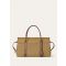 Loro Piana - Loom Weekender L42 Equestrian Pckts Canvas/rnd L, Man, Sahara/Mole/Antique Silver, Size: NR