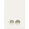 Loro Piana - Lily Sunglasses, 25P - WHISPER WHITE GREEN GOLD, Size: NR