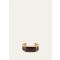 Loro Piana - Bonbon Bracelet Brass With Enamel, Woman, Sun Gold/Oxblood/Burnt Tan, Size: M