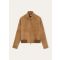 Loro Piana - Novak Bomber Plume Suede, Man, Natural Dark Vicuna, Size: 56