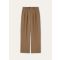 Loro Piana - Rodger Trousers Wool Melange Rain, Woman, Fox Brown Melange, Size: 38