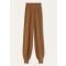 Loro Piana - Vicuna Coste Trousers Gg 6, Woman, Natural Dark Vicuna, Size: 38