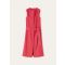 Loro Piana - Rosa Dress Tela Shantung, Woman, Cherry Sangria, Size: 44