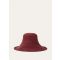 Loro Piana - Iside Cloche Straw Crochet, Woman, Burnt Maroon, Size: S