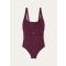 Loro Piana - One Piece Belt Marine Jersey, Woman, Mulberry Sorbet, Size: 42