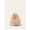 Loro Piana - Extra Drawstring Backpack L27 Tender Calf, Woman, Light Mastic/Sun Gold, Size: NR