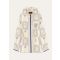 Loro Piana - Rafael Bomber Loro Piana Aperitivo Twill, Woman, Ivory/Blue Halite, Size: 42