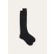 Loro Piana - Sottile Socks Cash Wool Silk Gg 18, Man, Black, Size: L