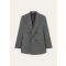 Loro Piana - Alistaire Peak Db Jacket Wool Prince Of Wales Moul, Man, Grey Prince Of Wales, Size: 52