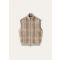 Loro Piana - Alta Badia Vest Check Yak, Man, Sand/Natural/Brown Fancy, Size: S