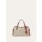 Loro Piana - Needle Small Natural Canvas/rounded Leather, Woman, Natural/Caramel Sugar/Sun Gold, Size: NR