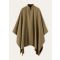 Loro Piana - Spagna Cape Cash Double Bicolor Rain, Woman, Pine Perfume Melange, Size: M