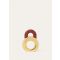 Loro Piana - Ghiera Charm Bookend Brass & Leather, Sun Gold/Deep Kummel, Size: NR