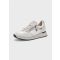 Sneakerit laadukasta nahkaa - harmaa / hopea - Gr. 8 - Goldner Fashion