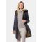Tikkitakki 2-in-1 lookissa - musta / khaki - Gr. L - Goldner Fashion