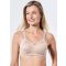 Kaarituettomat minimizer-sporttiliivit - beige - Gr. 75 E - Goldner Fashion