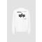 Logo BP Sweater Huppari miehille - Koko XS - Valkoinen - Alpha Industries