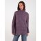 Chunky Turtle Neck Specked Jumper - ONE / Purple