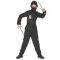 Musta Ninja-asu Lapsille - Musta - S 4-6 vuotta (110-120 cm)
