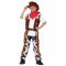 Cowboy-asu Lapsille Lehmäkuviolla - Ruskea - S 4-6 vuotta (110-120 cm)