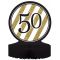 Kultamusta pöytäkoriste 50 v