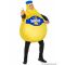 Orangina-pullo Aikuisten Naamiaisasu - Keltainen - Ainutlaatuinen Koko