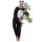 Panda-asu Aikuisille - Musta - Ainutlaatuinen Koko