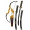Lasten Ninja-asesetti - Kulta - One-size