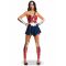 Justice League Wonder Woman-naamiaisasu Aikuisille - Sininen - Medium (40)