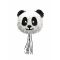 Pinjata Panda - Harmaa, Valkoinen - One-size