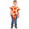 Pizzasiivu - Lapsen Naamiaisasu - Punainen - XS 3-4 vuotta (92-104 cm)