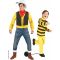 Lucky Luke Ja Dalton -naamiaisasut Lapselle Ja Aikuiselle - Värikäät - Ainutlaatuinen Koko