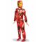 Iron Manin Naamiaisasu Pojalle Luksus - Punainen - 5-6 vuotta (105-116 cm)