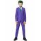 Mr. Jokerin Suitmeister-puku Lapselle - Violetti - 8-10 vuotta (122-128cm)