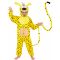 Marsupilami-naamiaisasu Lapselle - Keltainen - 7-8 vuotta (128)